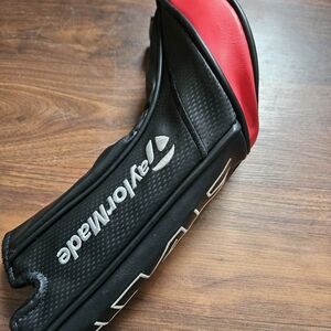 TaylorMade Black and Red Golf Club Headcover